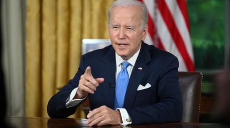 Video thumbnail: PBS NewsHour President Biden Addresses the Nation