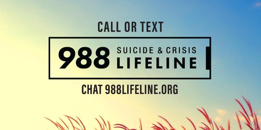 988 Suicide & Crisis Lifeline