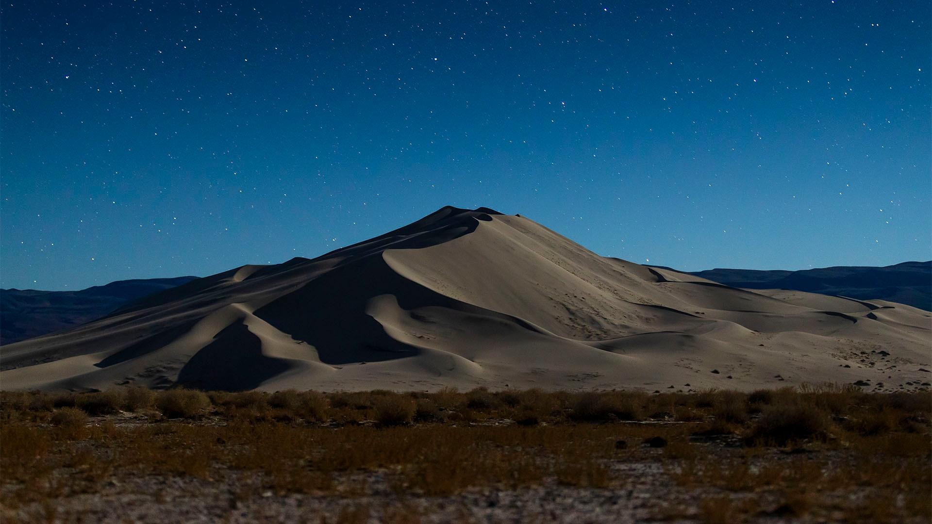 A Death Valley sand dune in Death Valley, California