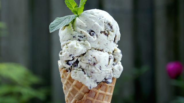 Fresh Mint and Chocolate Ice Cream Recipe