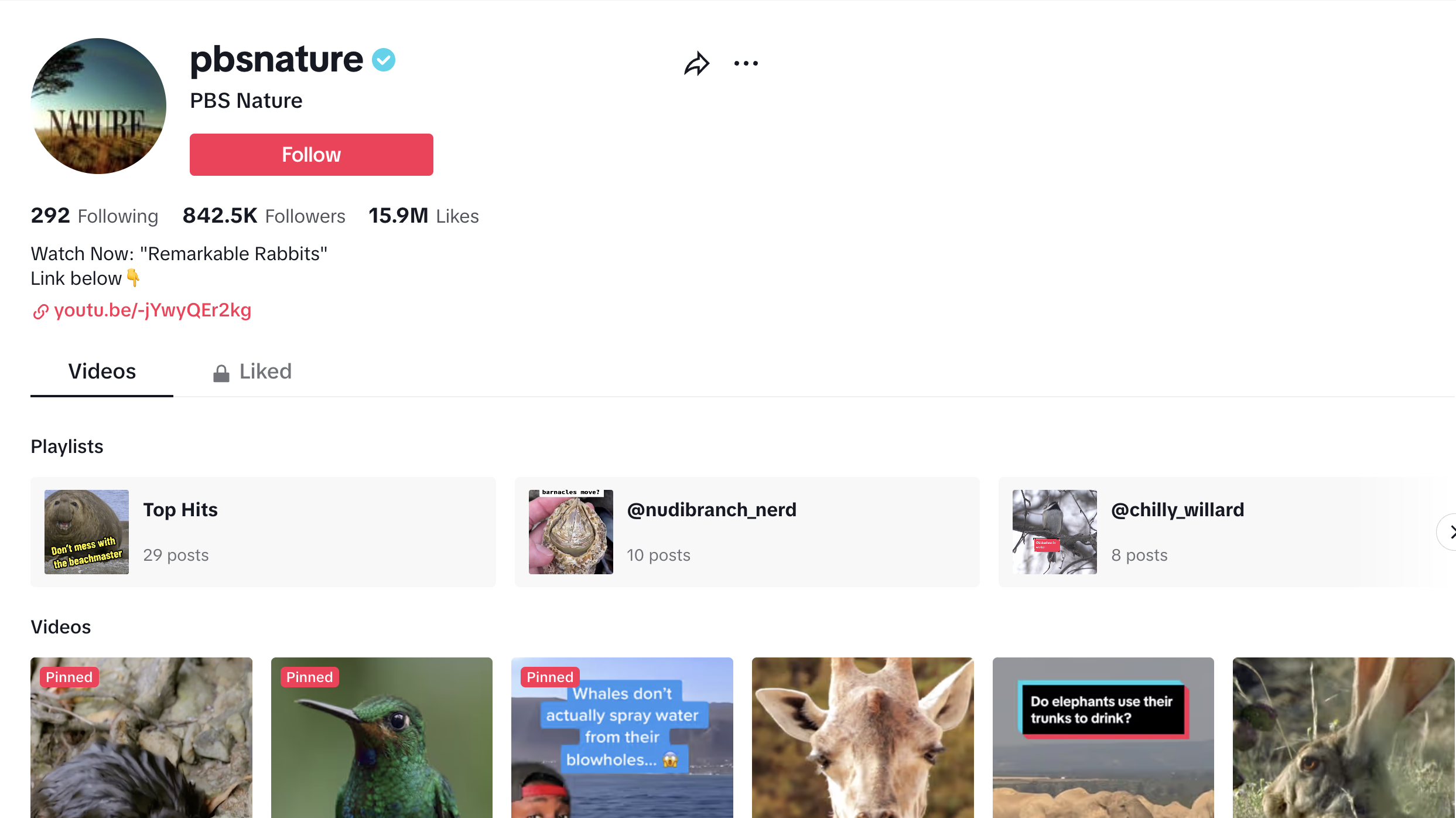 PBS Nature on TikTok